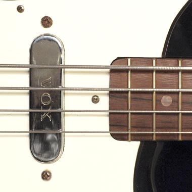 1965 Vox Bassmaster bass - pickup detail