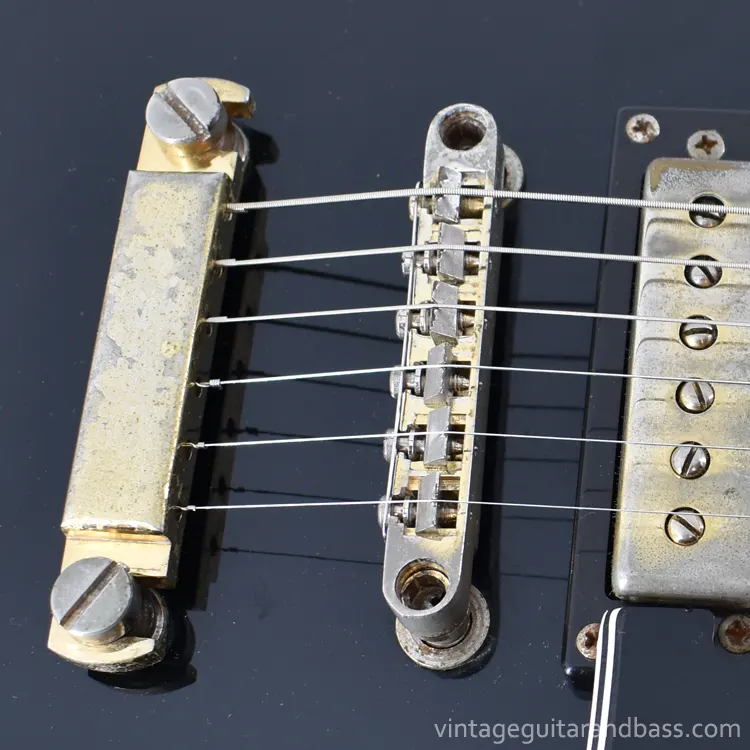 Matsumoku HTF bridge on a Shaftesbury 3400 Les Paul copy