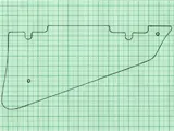 1972 Jedson Jet 4444 pickguard tracing