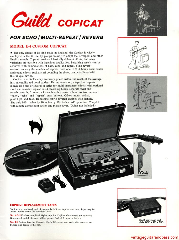 1968 Guild guitar catalog, page 15 - Guild Copicat
