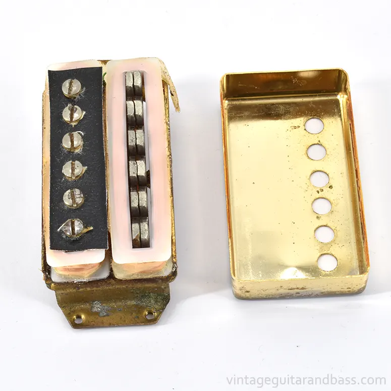 Matsumoku Maxon humbucker with cover removed