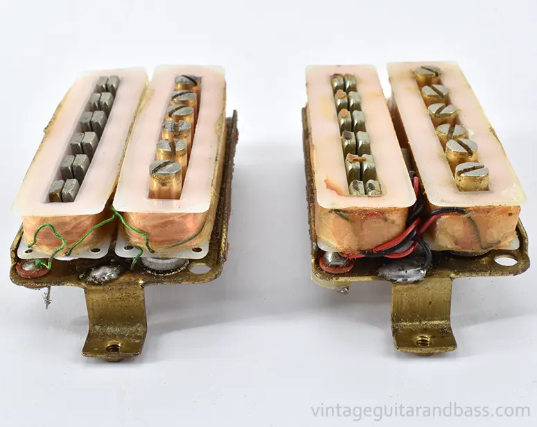 1971 Matsumoku Maxon humbucker and 1973 Matsumoku Maxon humbucker