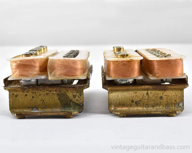 1971 Matsumoku Maxon humbucker and 1973 Matsumoku Maxon humbucker