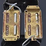 Matsumoku Maxon humbuckers, underside view