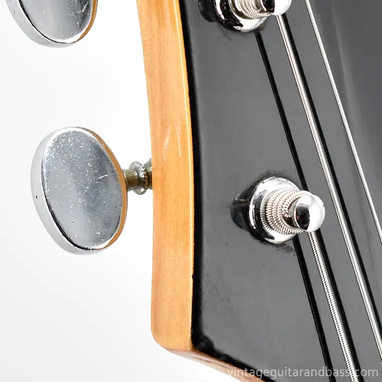 Matsumoku open gear individual tuner, front of headstock view