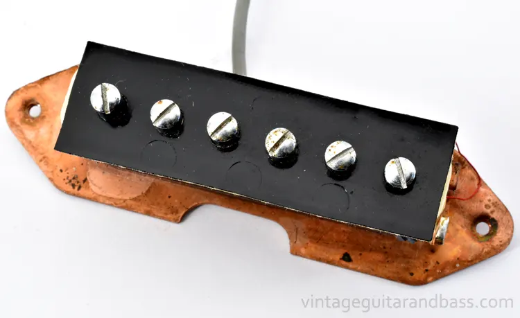 Matsumoku trapezoid pickup with cover removed